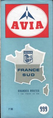 Carte AVIA 999 1965
